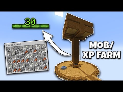 1.18 EASY MOB XP FARM | Minecraft Skyblock 1.18 Lets Play | #2