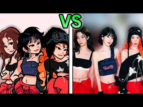 Friday Night Funkin' - Spaghetti Song | FNF Update x Le Sserafim Comparison