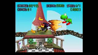 Falcon Punching Everyone in Super Smash Bros. 64