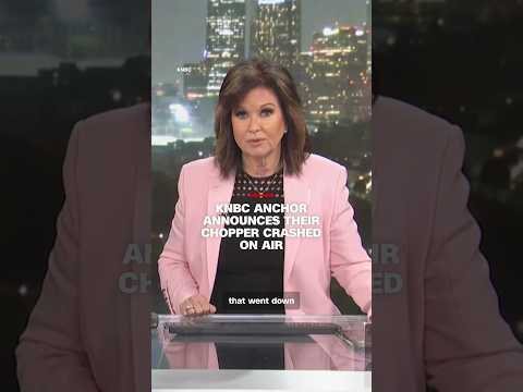 KNBC anchor announces their chopper crashed on air