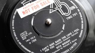 Rita Wright - I Can't Give Back The Love I Feel