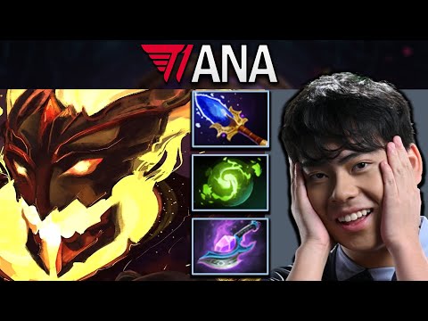 Shadow Fiend Dota 2 Gameplay T1.Ana with 26 Kills and Refresher #dota2 #dota2gameplay