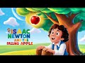 Isaac Newton And The Falling Apple Animated Story For Kids Discover Gravity Educational Story