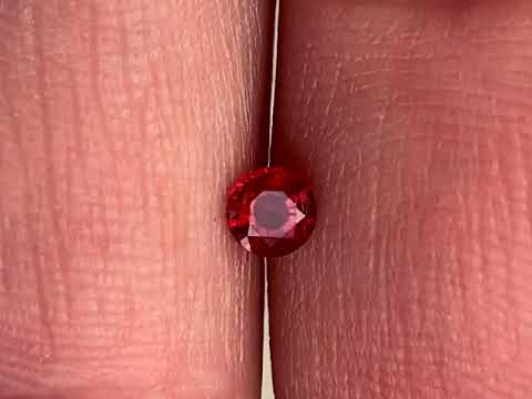Stunning Fiery Round Cut Genuine Ruby Gemstones in Grade AAA at AfricaGems