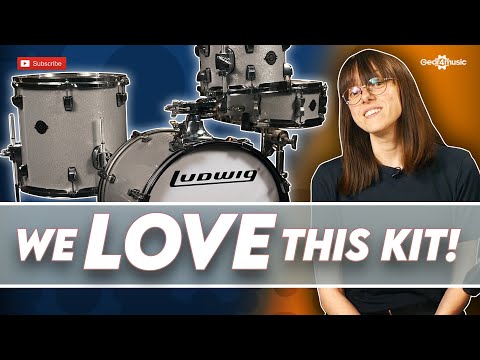 ✨ As-New Ludwig Breakbeats by Questlove 10/13/16/5x14" 4pc Drum Kit (Plus Remo Drum Heads) - Black Sparkle image 8