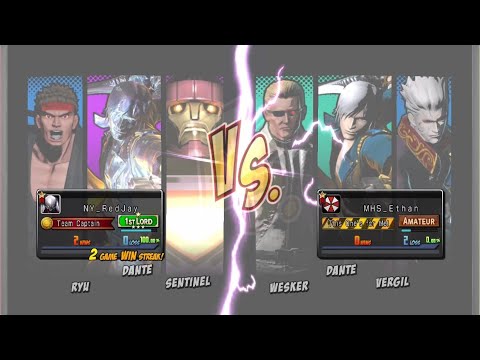 ULTIMATE MARVEL VS. CAPCOM 3 Online Lobby Matches