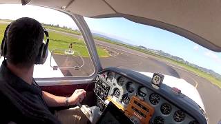 preview picture of video 'VFR take-off Astoria, Oregon landing Dietz in a Beechcraft Bonanza G35'