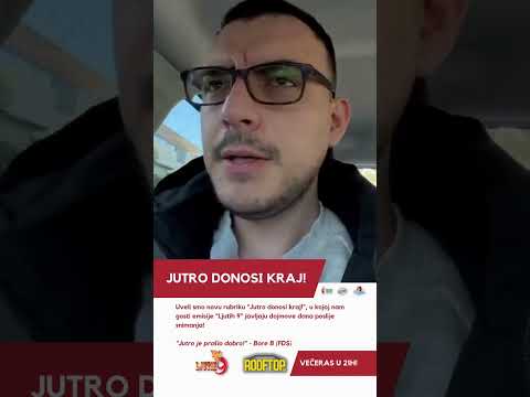 #jutrodonosikraj Bore Balboa iz @FalloDaSolo