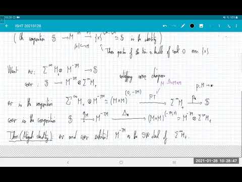Introduction to stable homotopy theory - Lecture 21