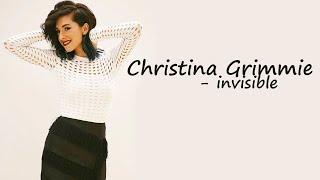 Christina Grimmie - Invisible (With Lyrics) ♥