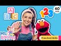 Ms Rachel Elmo Get Ready For School ABC Song Numbers Colors Toddler Preschool Learning