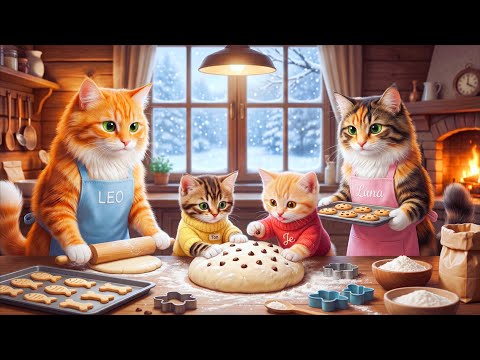 A Day in the Life of Leo the Cat Family