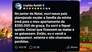 Ouvi meus pais planejando mudar minha irmã para o meu apartamento de $350.000 mil
