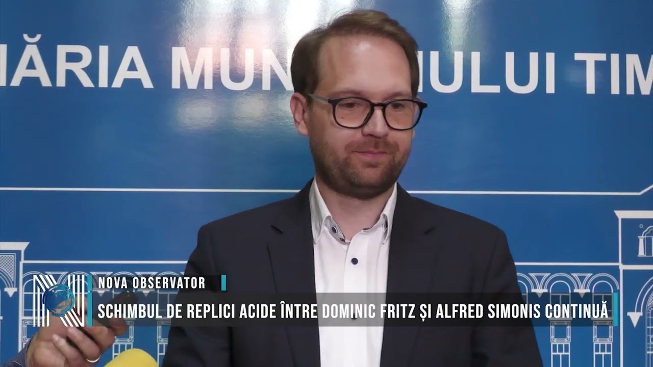 Schimbul de replici acide între Dominic Fritz și Alfred Simonis continuă