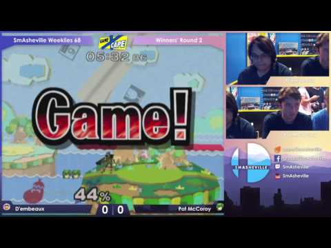 SW68 Winners' R2 - D'embeaux (Ice Climbers) vs Pat McCrory (Captain Falcon/Marth)