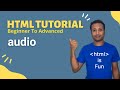 html bangla tutorial 45 : How to add Audio in website