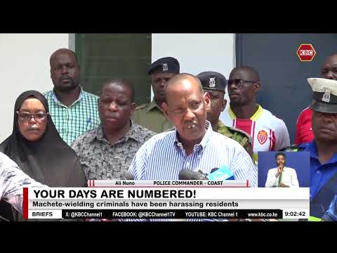 Coast Police boss issues a shoot-to-kill order on armed gangs