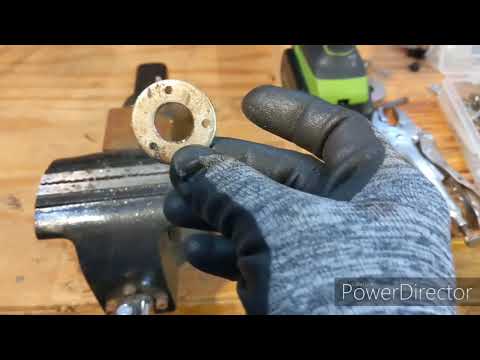 Fixing Ariens snow blower wheels not turning or surging worn out drive shaft support