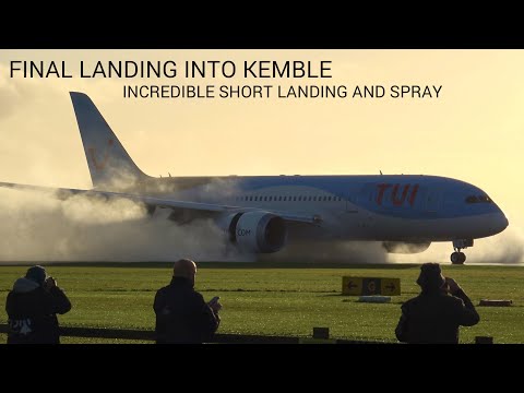 WOW! TUI 787-8 G-TUID FINAL LANDING INTO KEMBLE FOR SCRAP - 10/12/25 4K