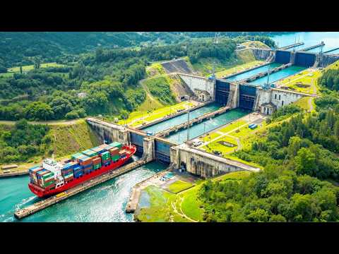 How Gigantic Ships Cross the Panama Canal