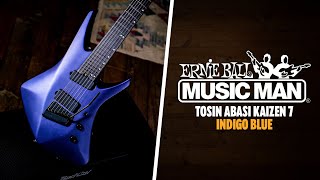 Video thumbnail for Peach Picks | Music Man Tosin Abasi Kaizen 7 | Indigo Blue by Peach Guitars
