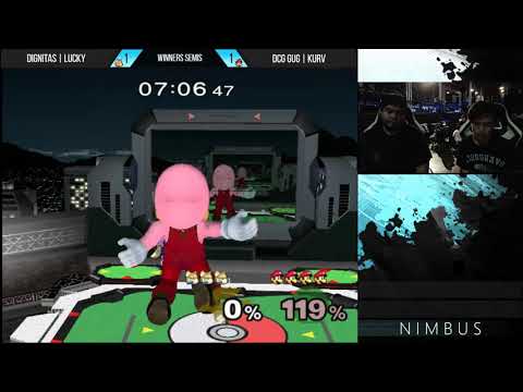 Nimbus #58 - DIGNITAS  Lucky (Fox) VS DCG GUG  Kurv (Luigi) - SSBM Winners Semi-Final