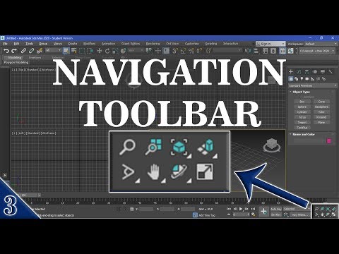 3 || NAVIGATION BAR || 3DS MAX FULL MODELING TUTORIAL IN HINDI ||