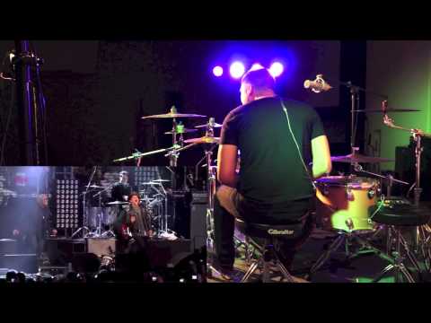 Bruno Mars - Runaway Baby - drum cover (Live @ One Big Weekend  in Carlisle)