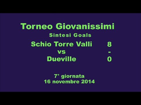 2014_11_16 Schio Torre Valli vs Dueville sintesi goals 8-0
