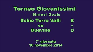 preview picture of video '2014_11_16 Schio Torre Valli vs Dueville sintesi goals 8-0'