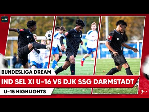India Selected U16 Boys Vs DJK SSG Darmstadt U15 Highlights | SV Darmstadt x Bundesliga Dream India