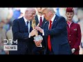 Trump Presents FIFA Trophies To PSG Chelsea Stars Club World Cup Final AD1G