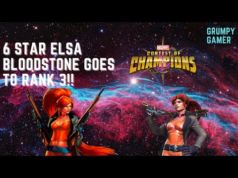 6 Star Elsa Bloodstone goes from Rank 1 to Rank 3!! | MCOC | Marvel Contest of Champions