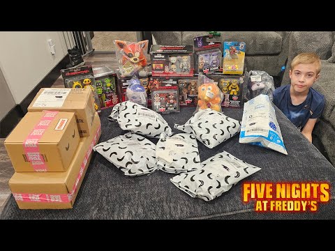 Unboxing New Official Five Nights at Freddy's Plush & Toys!