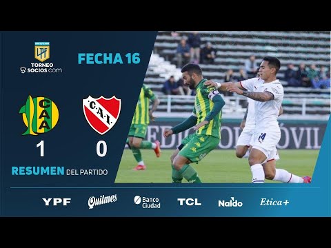 #TorneoSocios | Fecha 16 | resumen de Aldosivi - Independiente