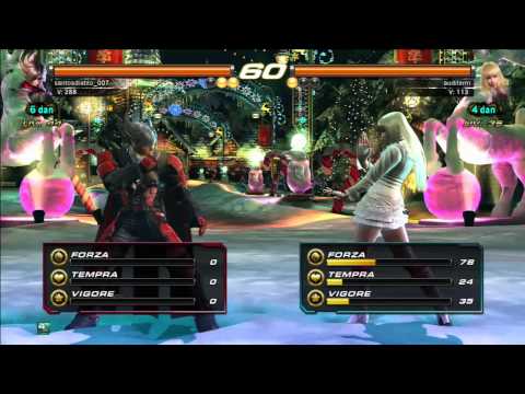 Tekken Revolution Master level 44Lars vs disciple level 35 Lili