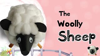 How to make sheep with cotton and paper
