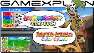 Paper Mario: Color Splash & Mario Party: Star Rush - Hands-On Discussion (PAX West 2016)