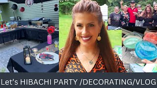 HIBACHI PARTY/DECORATING/THE SHOW