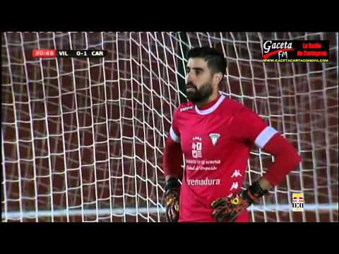 Gol Juanlu Hens - CF Villanovense 0-1 FC Cartagena