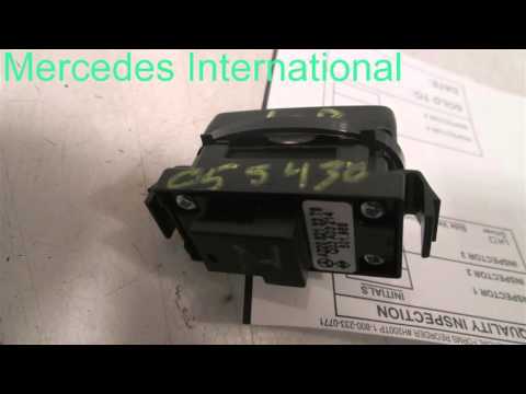 2005 Mercedes S430 LH REAR WINDOW  SWITCH 220TYPE - mbiparts.com Used OEM Mercedes Parts - Di... OEM