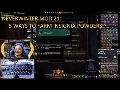 Neverwinter Mod 21: 5 tips on how to farm Insignia Powders for FREE (Worst to Best)