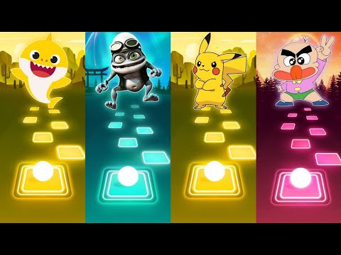 Baby Shark vs Crazy Frog vs Pikachu vs Hagemaru - Tiles Hop