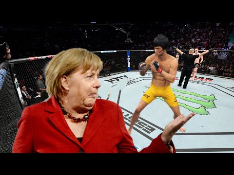 UFC4 | Bruce Lee vs Angela Merkel (EA Sports UFC 4) wwe mma