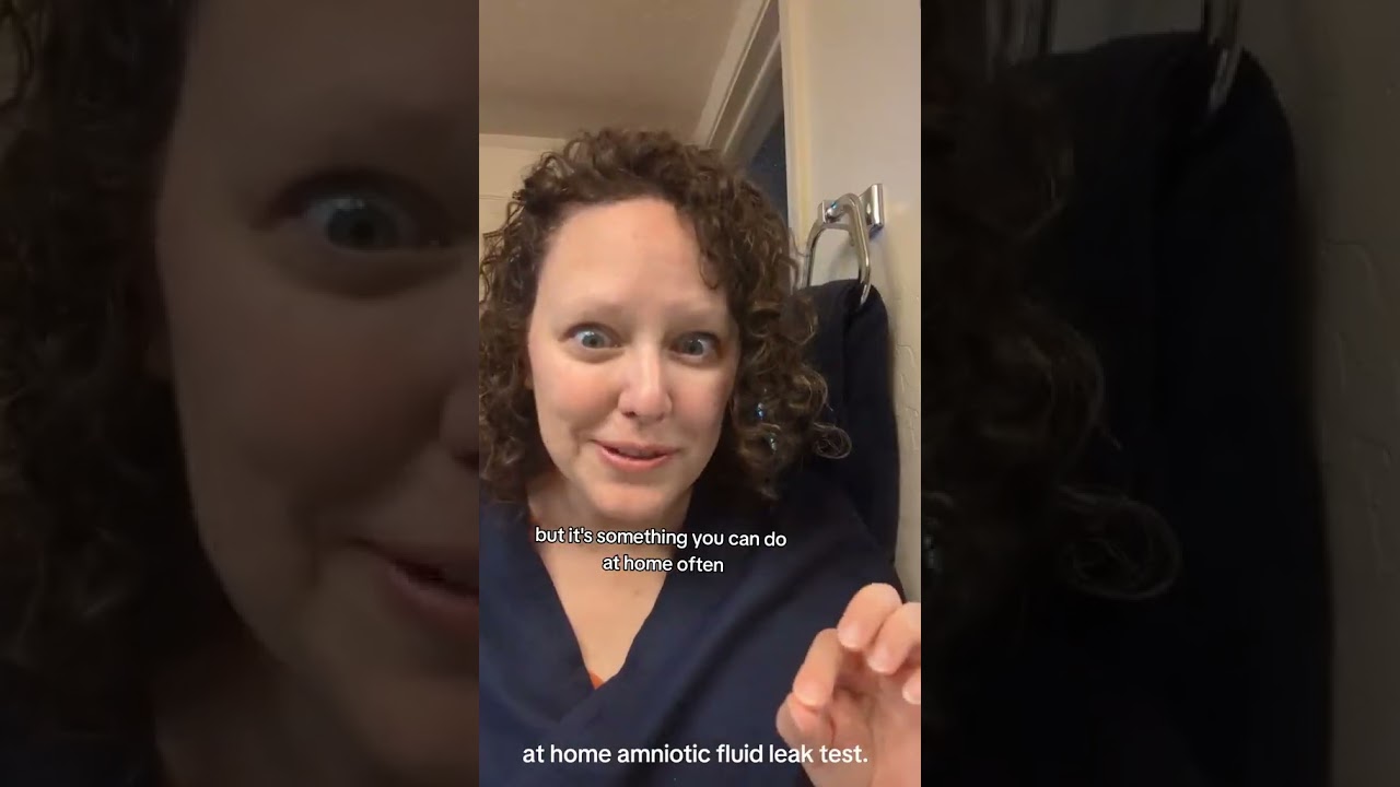 At Home amniotic fluid leak test #pregnancy