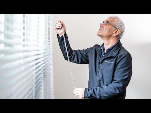 Part of a video titled How to remove your Venetian Blind - YouTube
