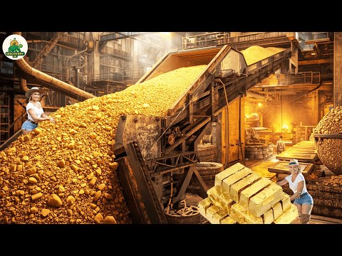 The Super Giant Gold Mining – Make One of the World’s Most Valuable Metals in a Mind-Blowing Way