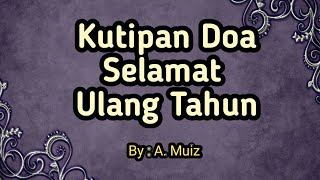 Download lagu Kutipan Doa Selamat Ulang Tahun mp3 Download lagu Kutipan Doa Selamat Ulang Tahun mp3