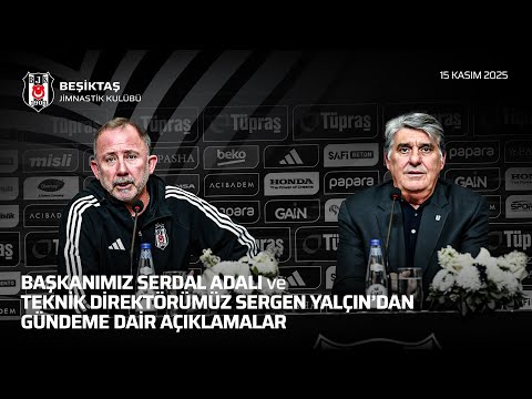 Başkanımız Serdal Adalı ve Teknik Direktörümüz Sergen Yalçın Gündeme Dair Açıklamalarda Bulunuyor