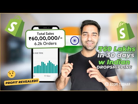 ₹60 Lakhs in 30 Days w/ Indian Dropshipping FULL CASE STUDY (PRODUCT & PROFIT REVEALED!)